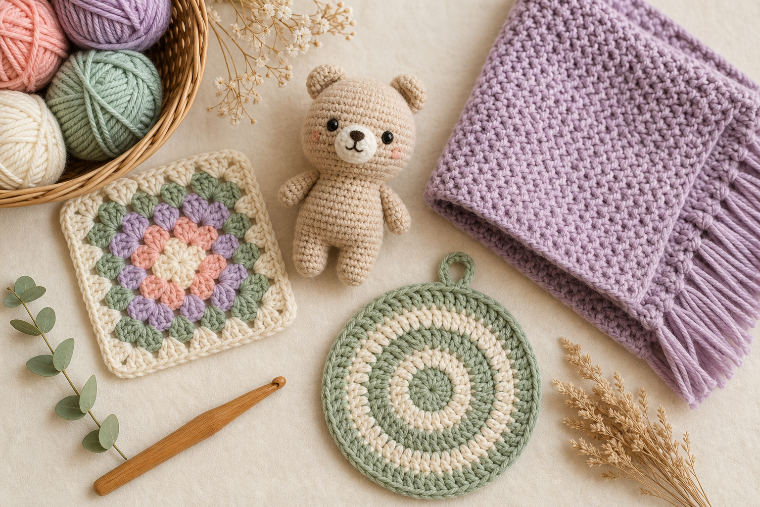 Beginner crochet projects you can make